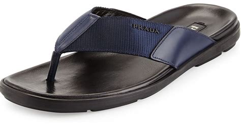 prada mens flip flops uk|Prada shoes for men online.